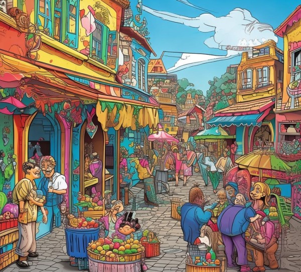 商贸服务漫画，一场视觉艺术的艺术